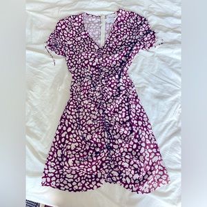 Sadie and Sage Animal Print Scrunch Dress